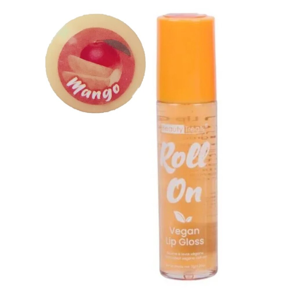 🍭7/$15 Beauty Treats Roll On Vegan Lip Gloss Mango